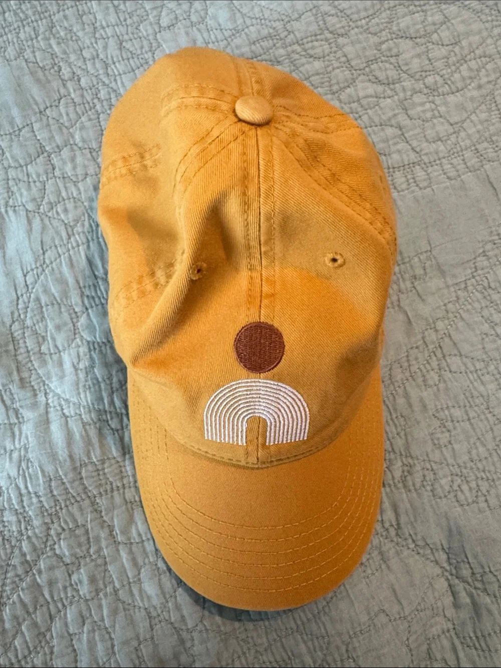 MAD Engine Mustard Yellow Cotton Baseball Cap Adjustable Strap